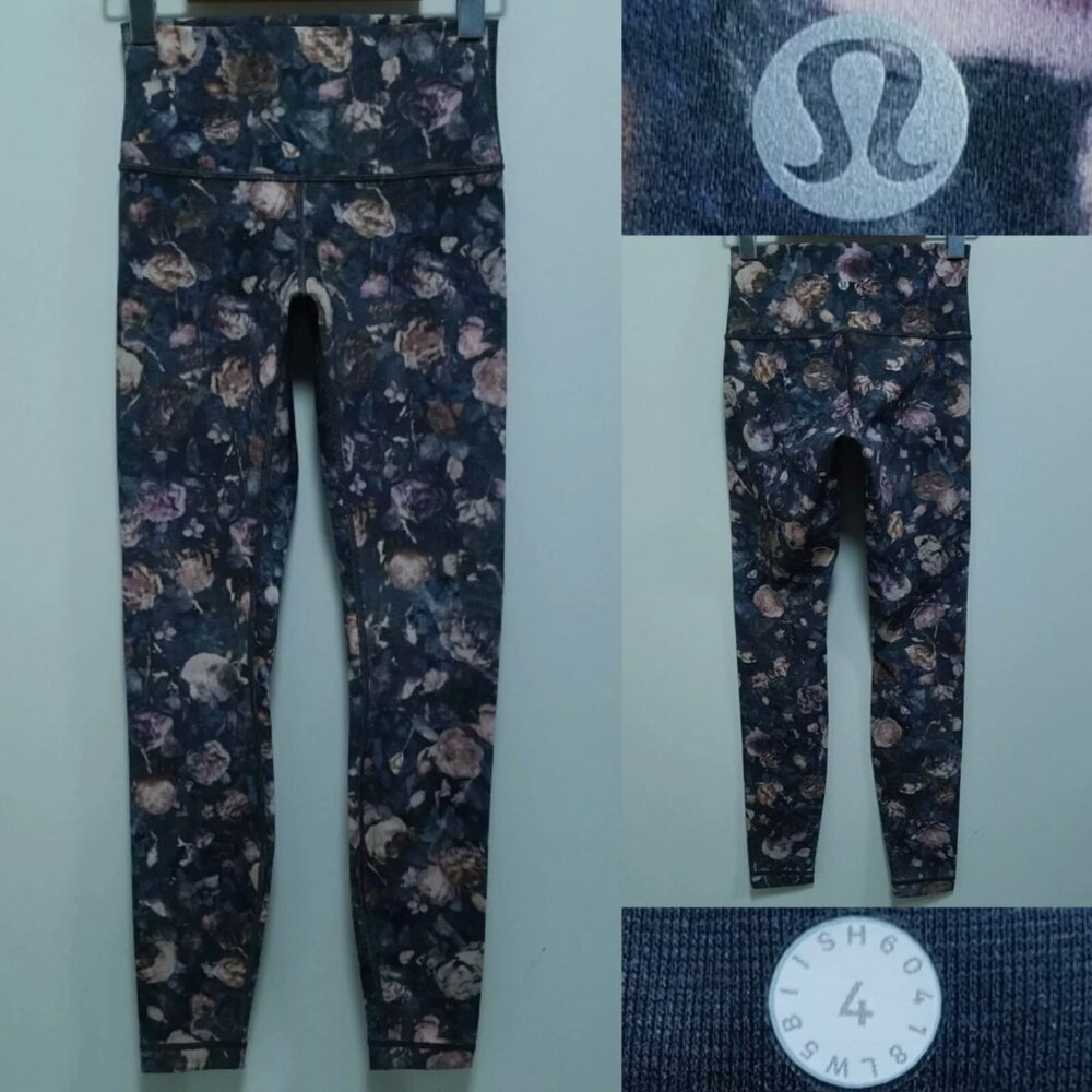 Lululemon Wunder Under Tight 4 XS Frosted Rose Multi Full-On Rise High Luxtreme